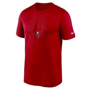 Nike Mens Dri-Fit Tampa Bay Buccaneers Bucs NFL Tee shirt small red euc flawless